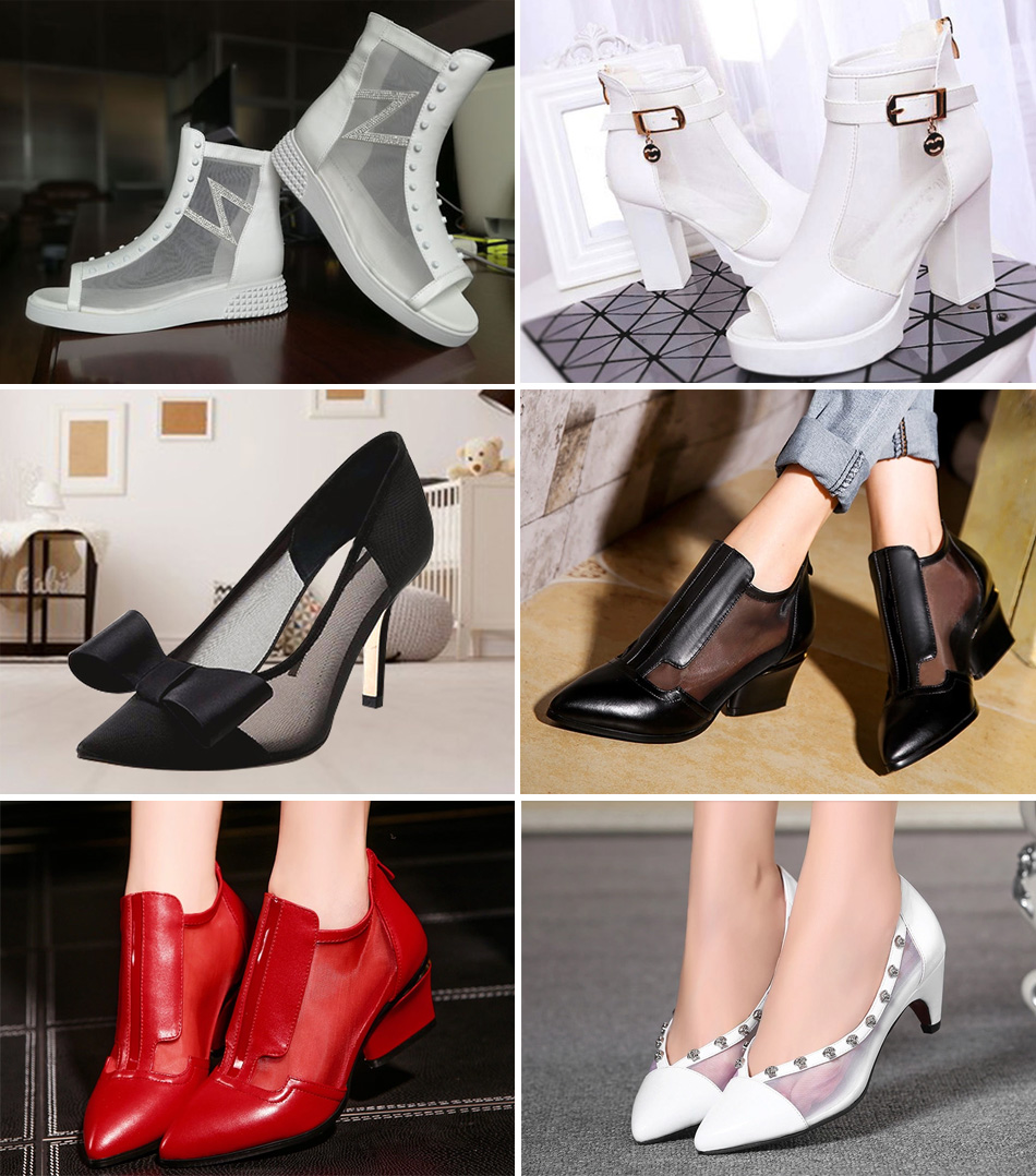 尼龍絲網女士鞋